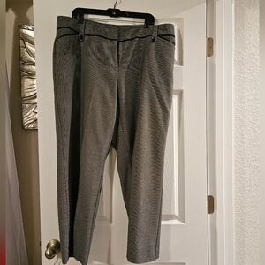 Black & white slacks